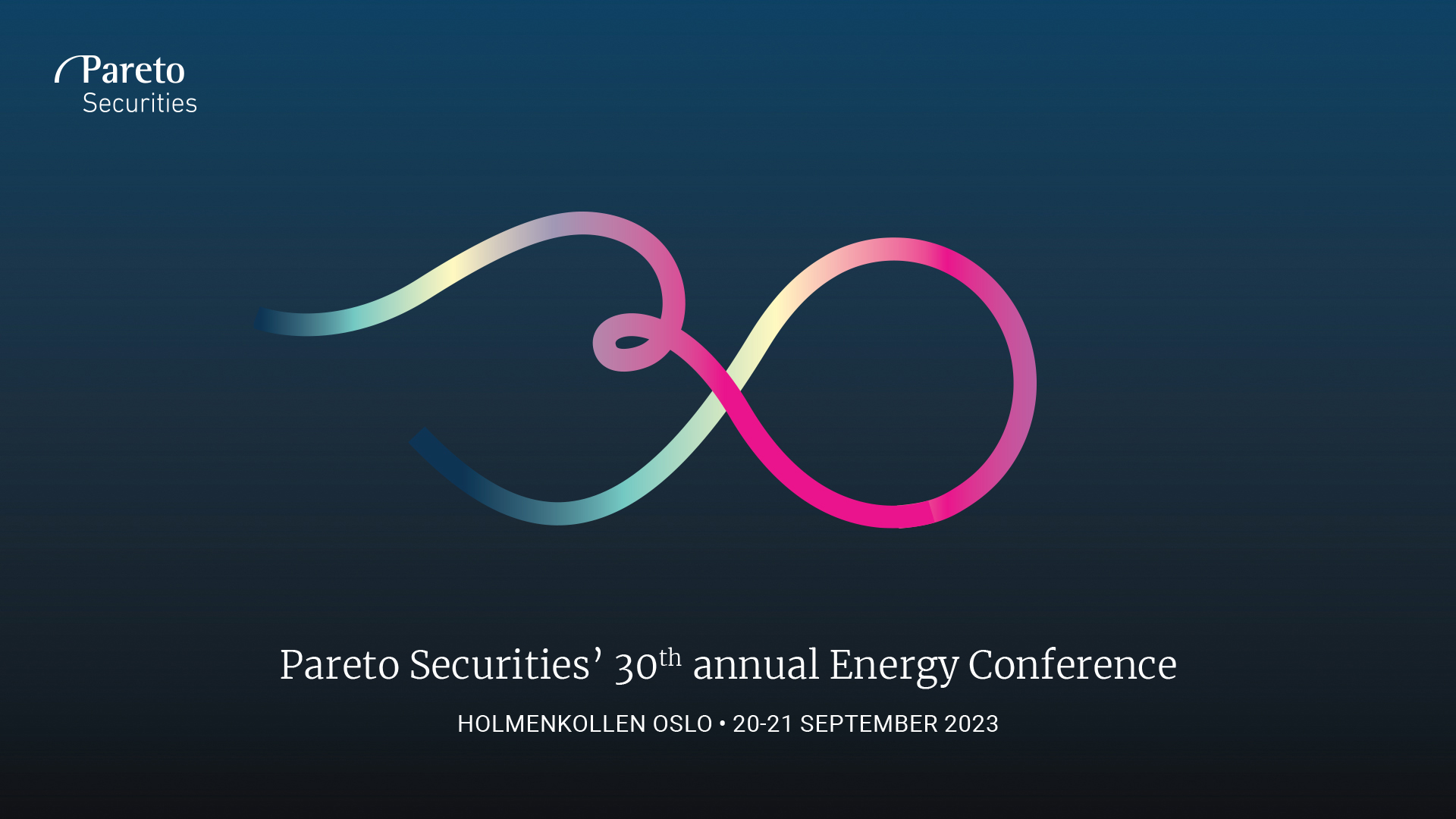 Pareto Securities' 30. årlige Energikonferanse 2023
